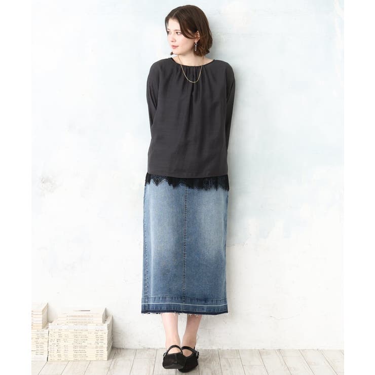 【大きいサイズ】ドロップショルダーブラウス | eur3 | 詳細画像18 