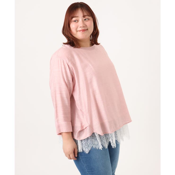 【大きいサイズ】ドロップショルダーブラウス | eur3 | 詳細画像7 