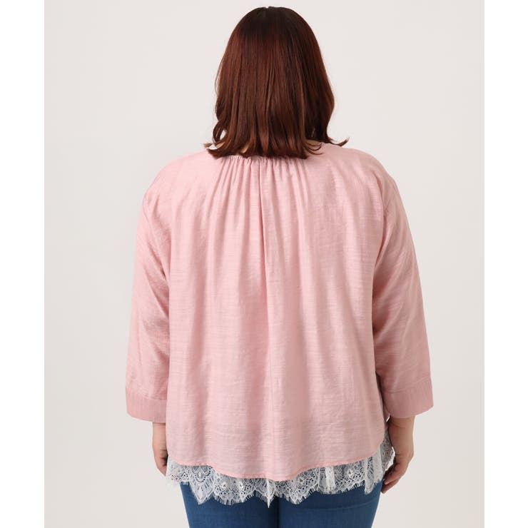 【大きいサイズ】ドロップショルダーブラウス | eur3 | 詳細画像9 