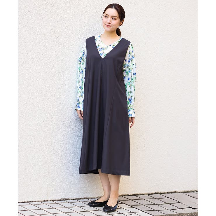 【大きいサイズ】【ロンシャン オールドコレクション】2WAYボウタイブラウス | eur3 | 詳細画像22 