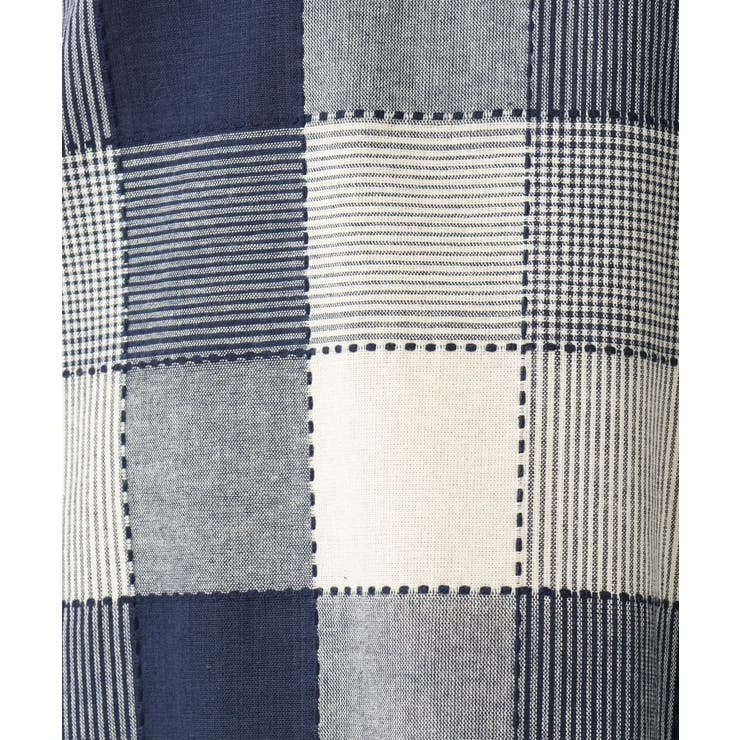 【大きいサイズ】パッチワーク風コットンブラウス | eur3 | 詳細画像16 