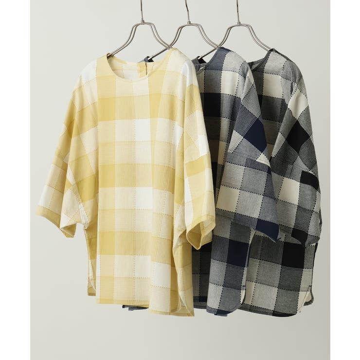 【大きいサイズ】パッチワーク風コットンブラウス | eur3 | 詳細画像24 