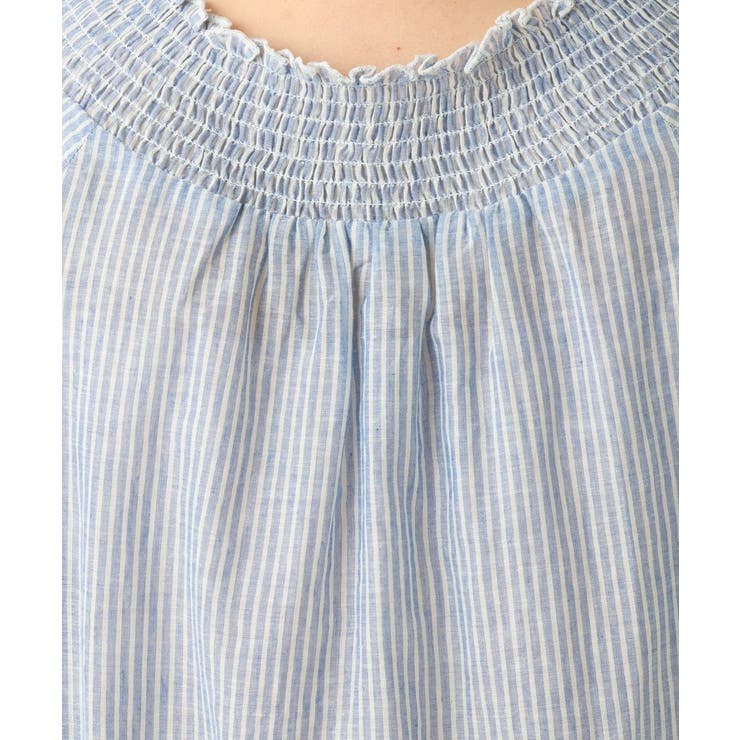 【大きいサイズ】シャーリング刺繍ブラウス | eur3 | 詳細画像9 