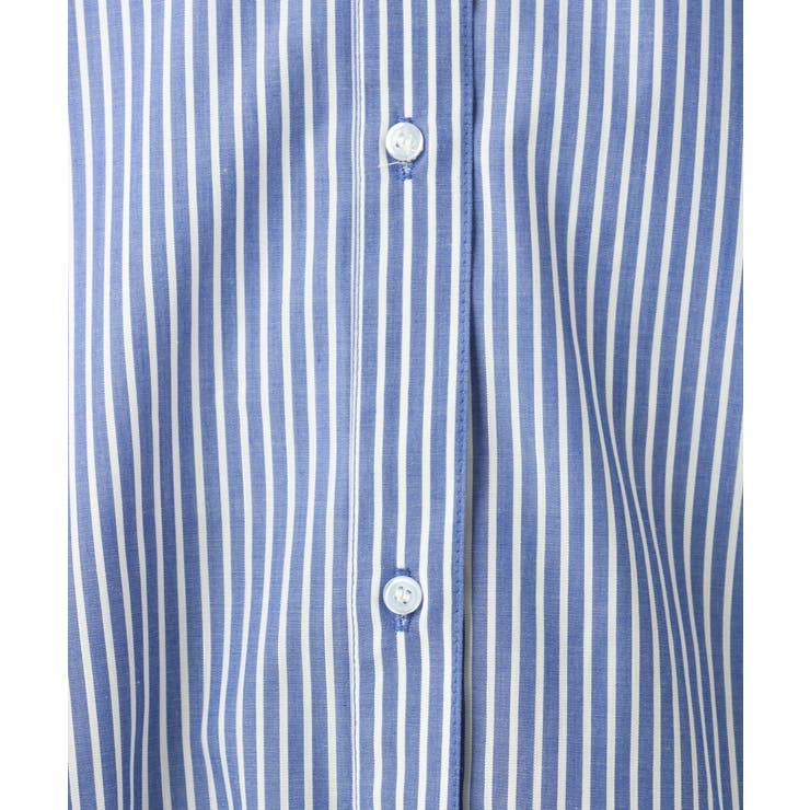 【大きいサイズ】バンドカラーラメストライプシャツ | eur3 | 詳細画像18 