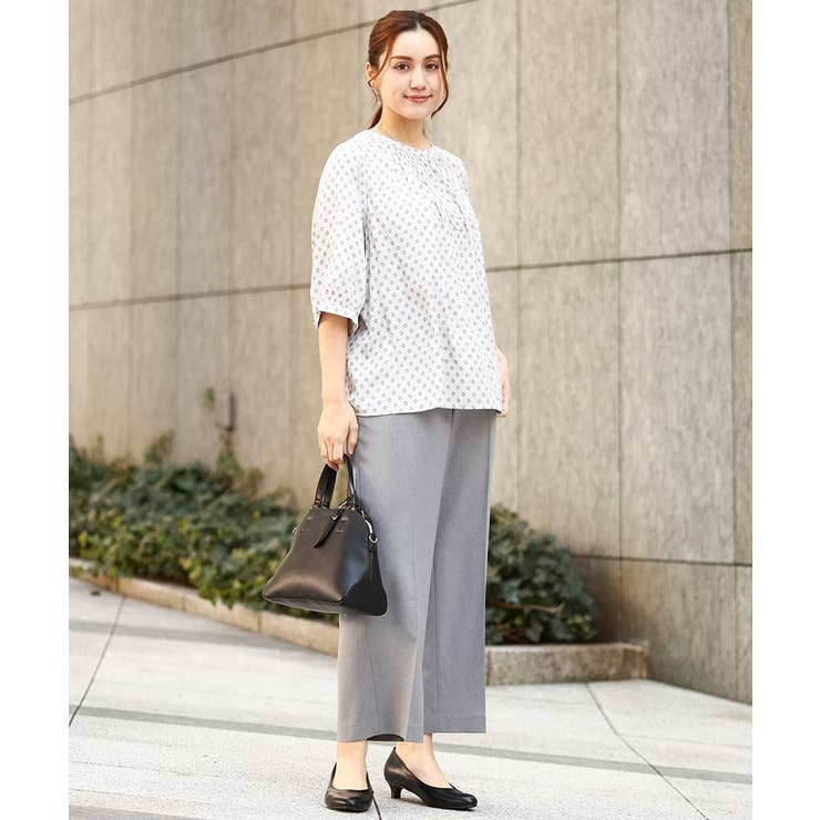 【大きいサイズ】プロバンスプリントブラウス | eur3 | 詳細画像13 