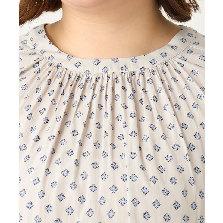 【大きいサイズ】プロバンスプリントブラウス | eur3 | 詳細画像20 