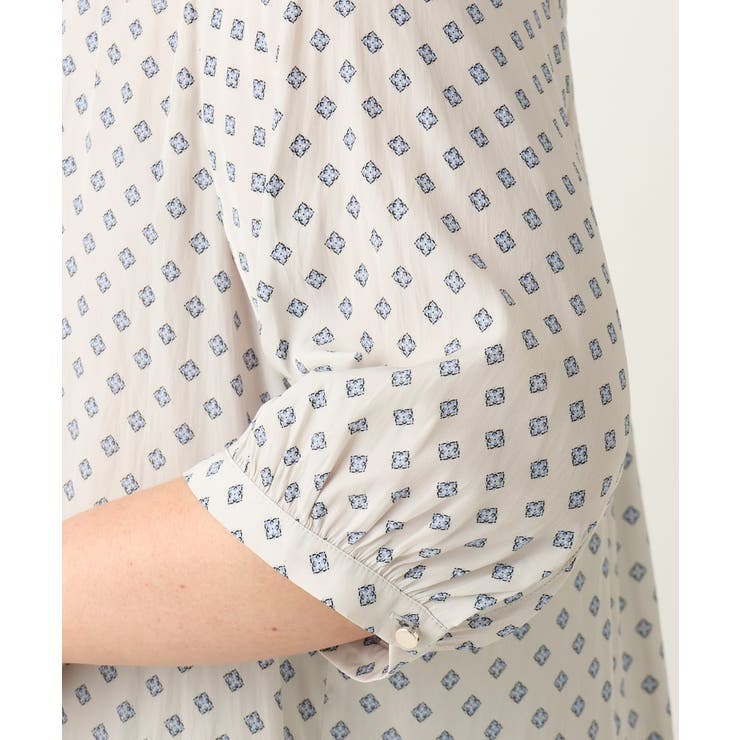 【大きいサイズ】プロバンスプリントブラウス | eur3 | 詳細画像21 