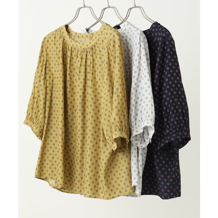 【大きいサイズ】プロバンスプリントブラウス | eur3 | 詳細画像24 