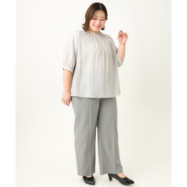 【大きいサイズ】プロバンスプリントブラウス | eur3 | 詳細画像26 