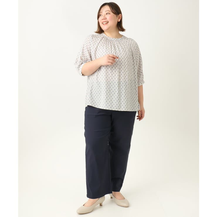 【大きいサイズ】プロバンスプリントブラウス | eur3 | 詳細画像27 