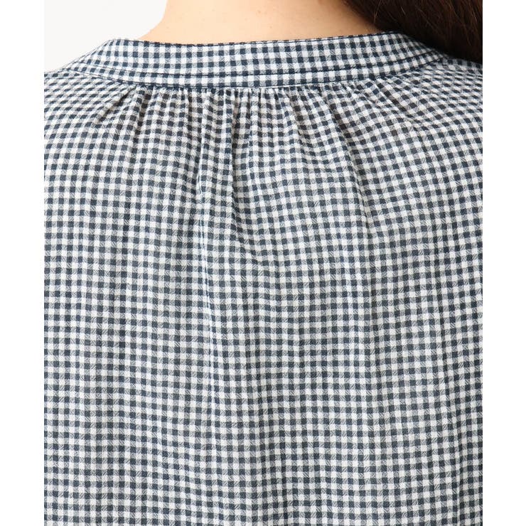 【大きいサイズ】バンドカラーコットンブラウス | eur3 | 詳細画像19 