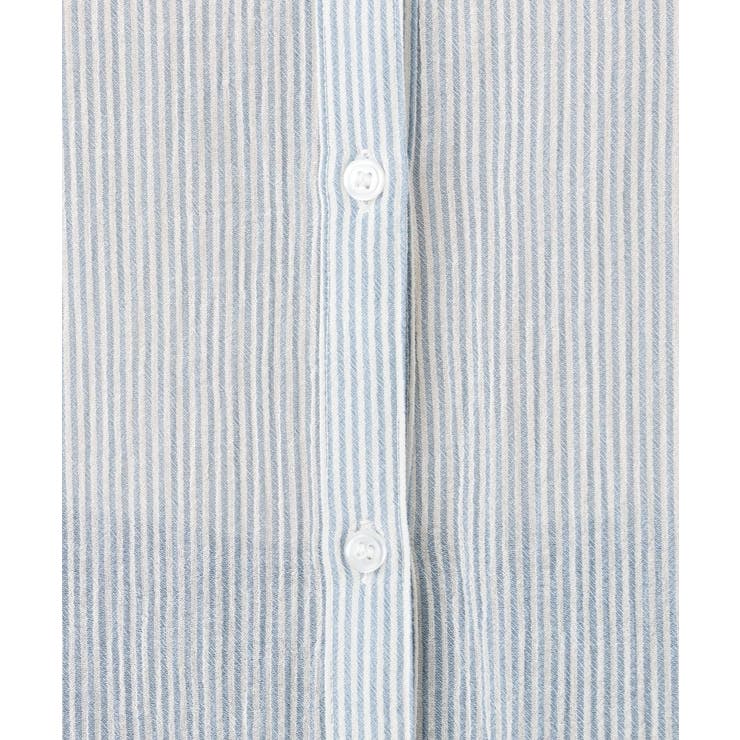 【大きいサイズ】バンドカラーコットンブラウス | eur3 | 詳細画像7 