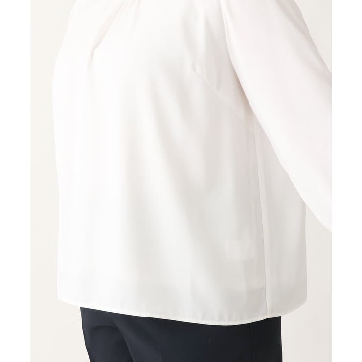 【大きいサイズ/11号サイズあり】サテンタックブラウス | eur3 | 詳細画像12 