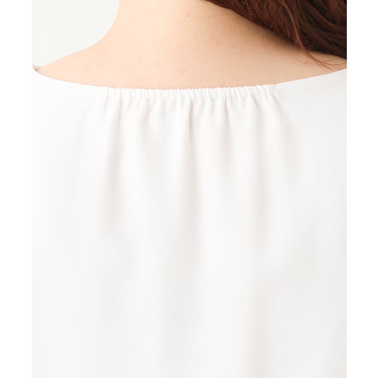 【大きいサイズ/11号サイズあり】サテンタックブラウス | eur3 | 詳細画像9 