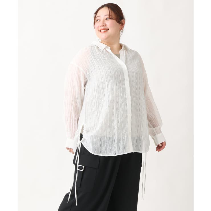 【大きいサイズ】シアードビーブラウス | eur3 | 詳細画像11 