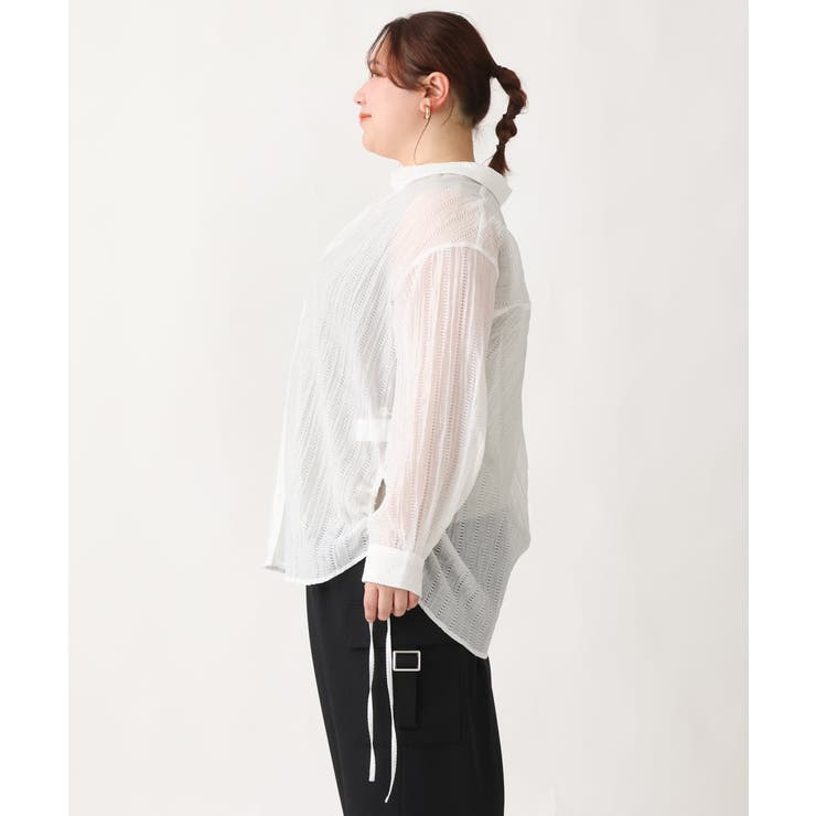 【大きいサイズ】シアードビーブラウス | eur3 | 詳細画像12 