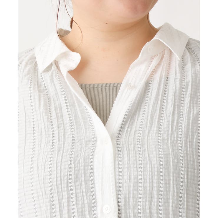 【大きいサイズ】シアードビーブラウス | eur3 | 詳細画像15 