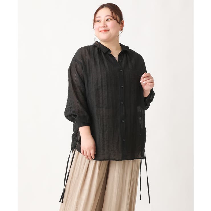 【大きいサイズ】シアードビーブラウス | eur3 | 詳細画像22 