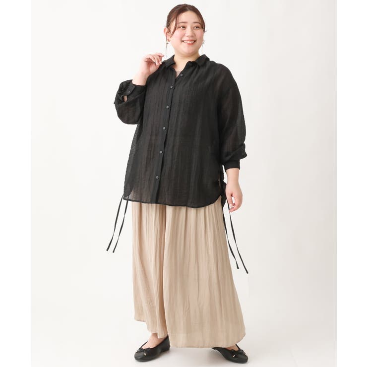 【大きいサイズ】シアードビーブラウス | eur3 | 詳細画像25 