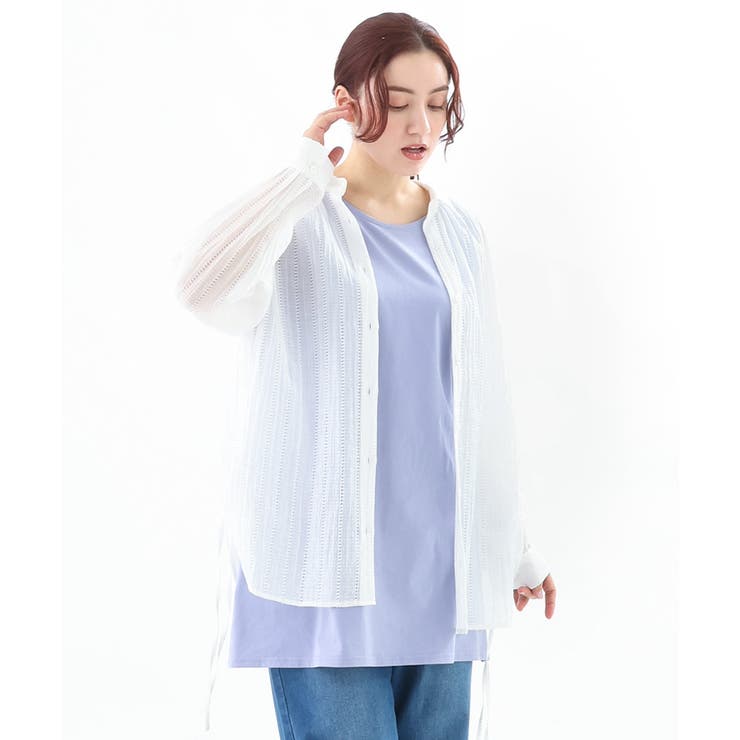 【大きいサイズ】シアードビーブラウス | eur3 | 詳細画像6 