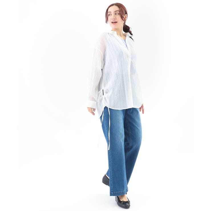 【大きいサイズ】シアードビーブラウス | eur3 | 詳細画像7 