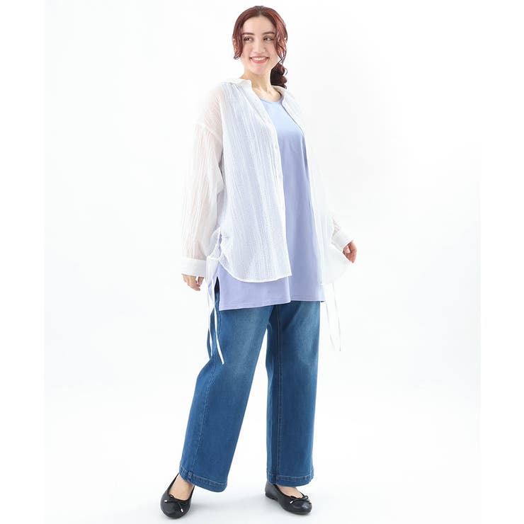 【大きいサイズ】シアードビーブラウス | eur3 | 詳細画像8 