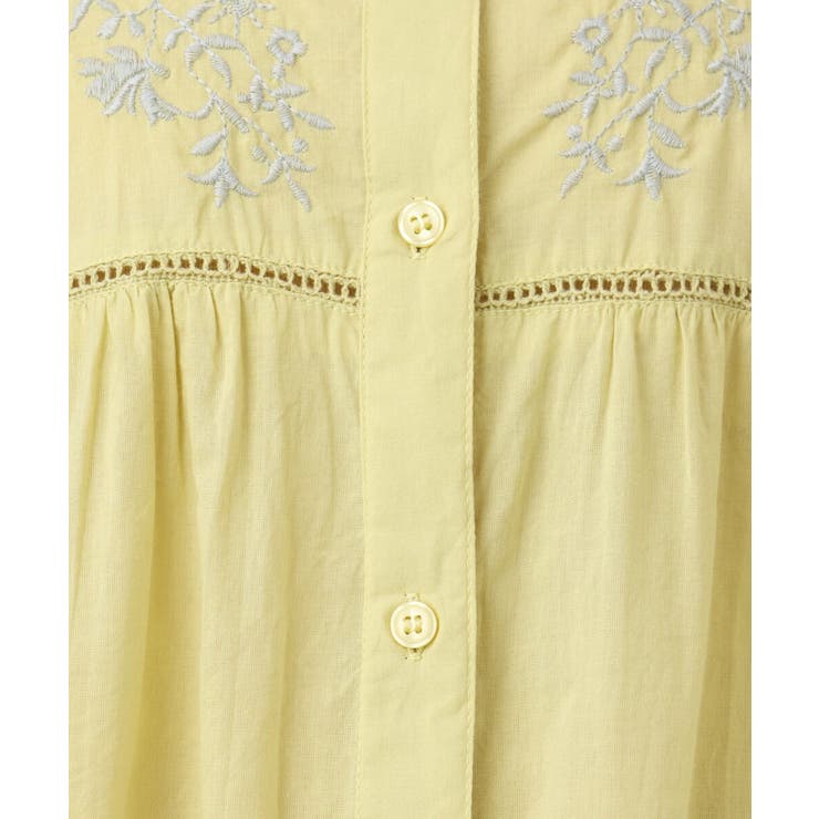 【大きいサイズ】フラワー刺繍ブラウス | eur3 | 詳細画像14 