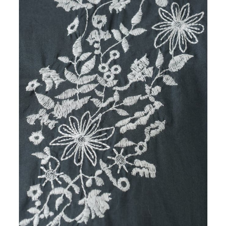 【大きいサイズ】フラワー刺繍ブラウス | eur3 | 詳細画像26 