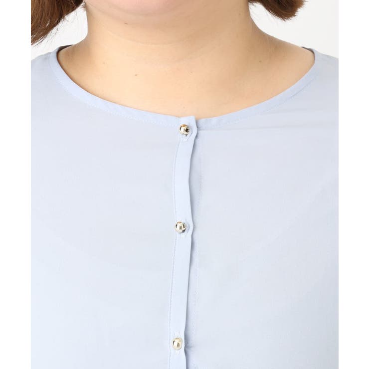 【大きいサイズ/11号サイズあり】Vネックペプラムブラウス | eur3 | 詳細画像11 