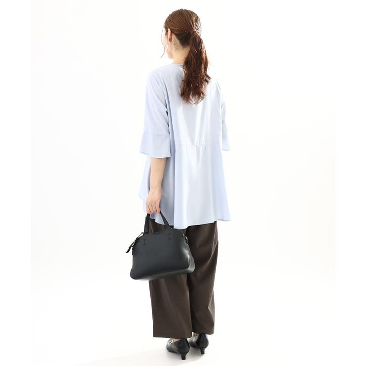 【大きいサイズ/11号サイズあり】Vネックペプラムブラウス | eur3 | 詳細画像5 