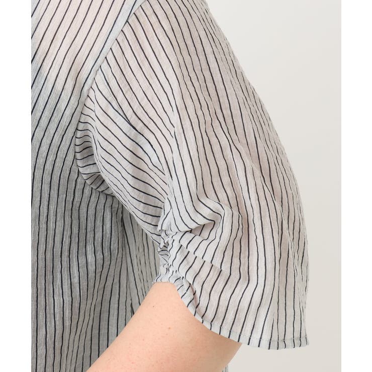 【大きいサイズ】シアーストライプタンクトップセット | eur3 | 詳細画像13 