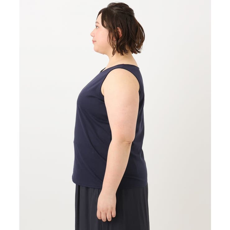 【大きいサイズ】シアーストライプタンクトップセット | eur3 | 詳細画像17 