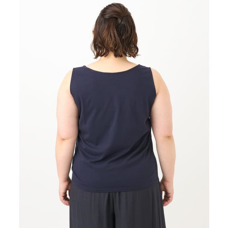 【大きいサイズ】シアーストライプタンクトップセット | eur3 | 詳細画像18 