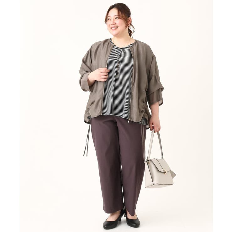 【大きいサイズ/11号サイズあり】Vネックフレアスリーブブラウス | eur3 | 詳細画像23 