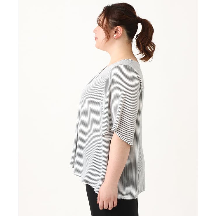 【大きいサイズ/11号サイズあり】Vネックフレアスリーブブラウス | eur3 | 詳細画像6 