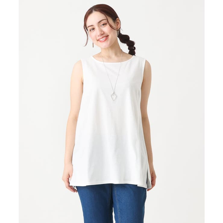 【大きいサイズ】リゾートプリントブラウス＋タンクトップセット | eur3 | 詳細画像29 