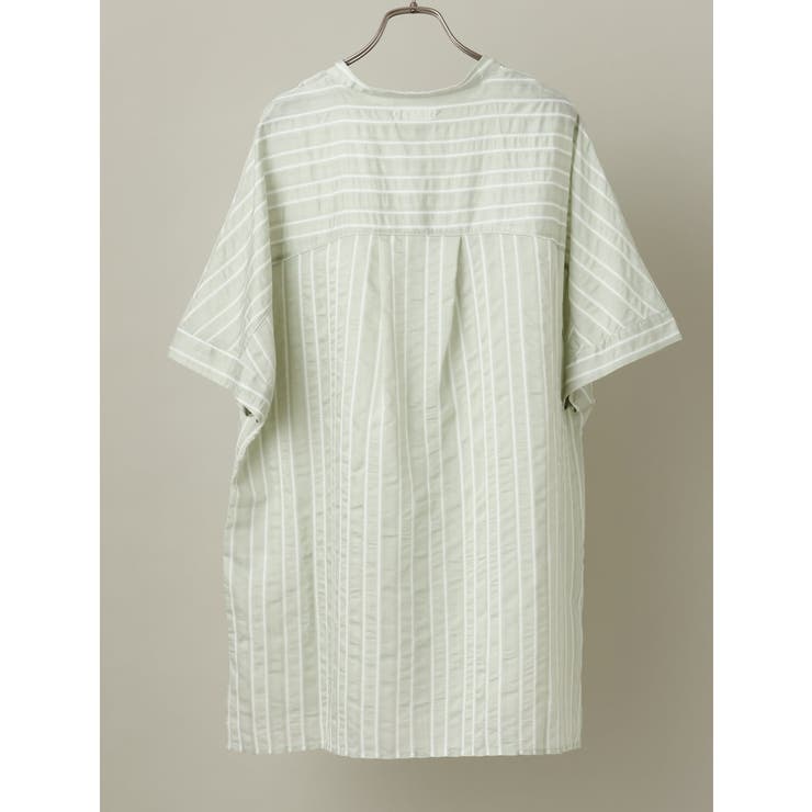 【大きいサイズ】ドビーストライプチュニックブラウス | eur3 | 詳細画像5 