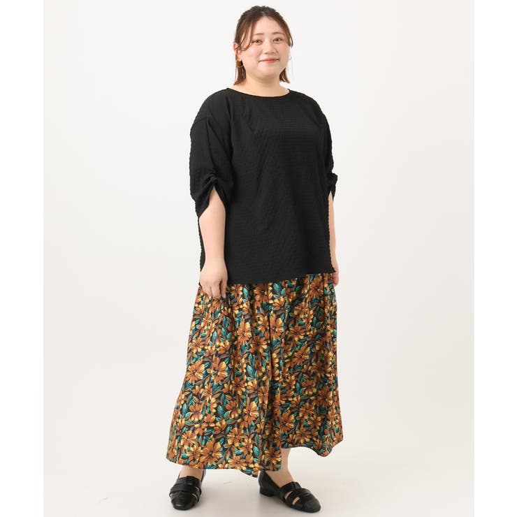 【大きいサイズ】エンボスドットブラウス | eur3 | 詳細画像23 