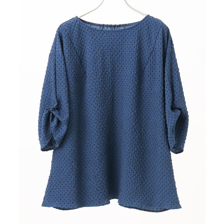 【大きいサイズ】エンボスドットブラウス | eur3 | 詳細画像5 