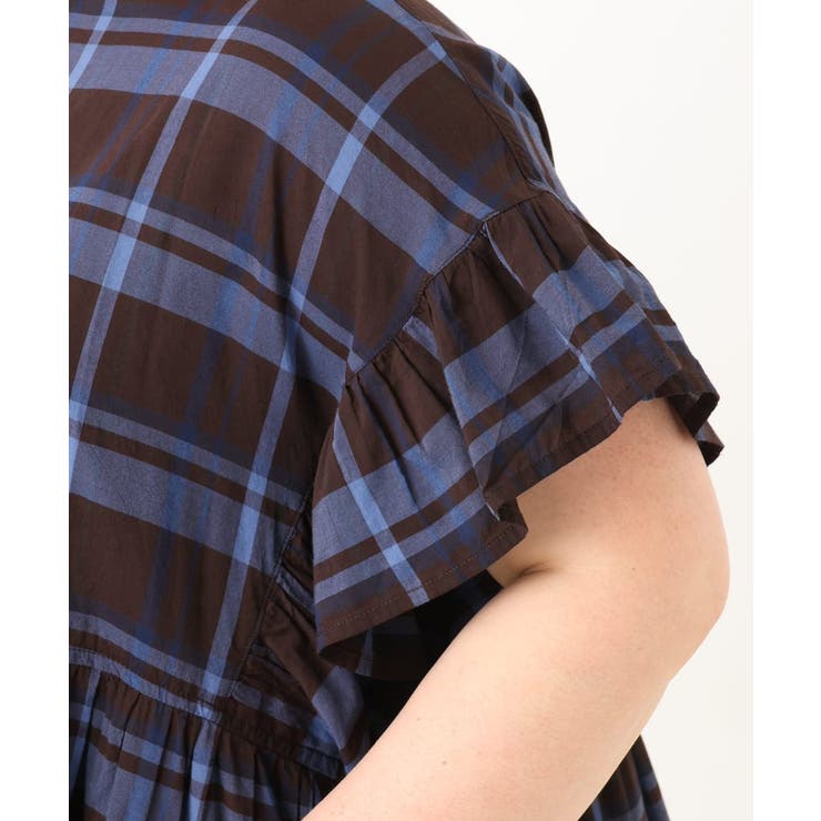 【大きいサイズ】ペプラムブラウス | eur3 | 詳細画像16 