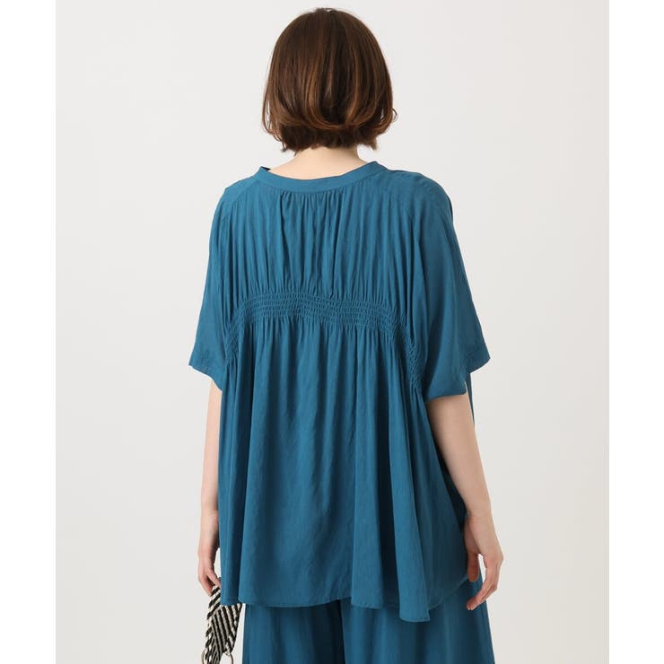 【大きいサイズ】シャーリングシア―ブラウス | eur3 | 詳細画像17 