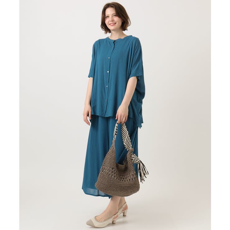 【大きいサイズ】シャーリングシア―ブラウス | eur3 | 詳細画像18 