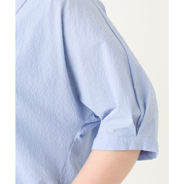 【大きいサイズ】Vネックポコポコプルオーバー | eur3 | 詳細画像10 