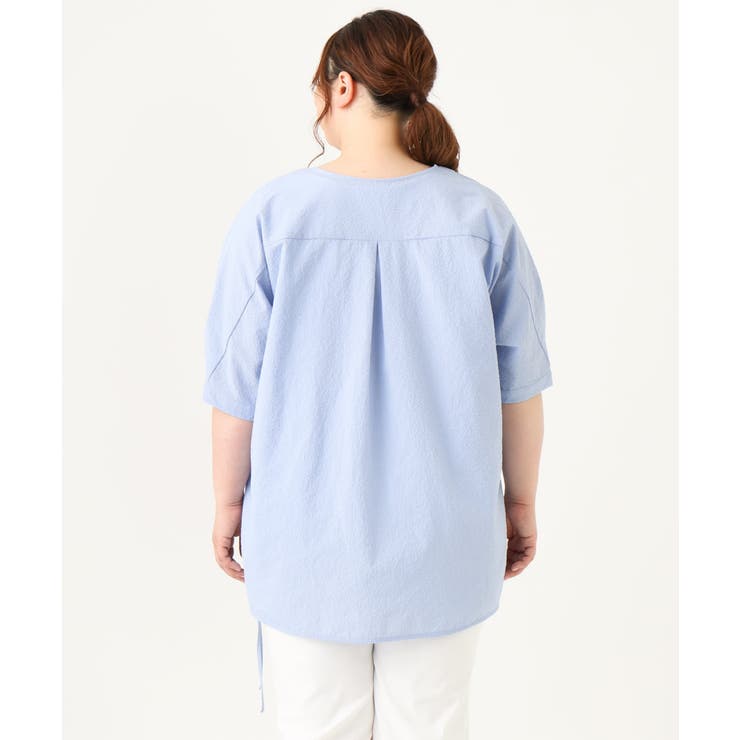 【大きいサイズ】Vネックポコポコプルオーバー | eur3 | 詳細画像7 