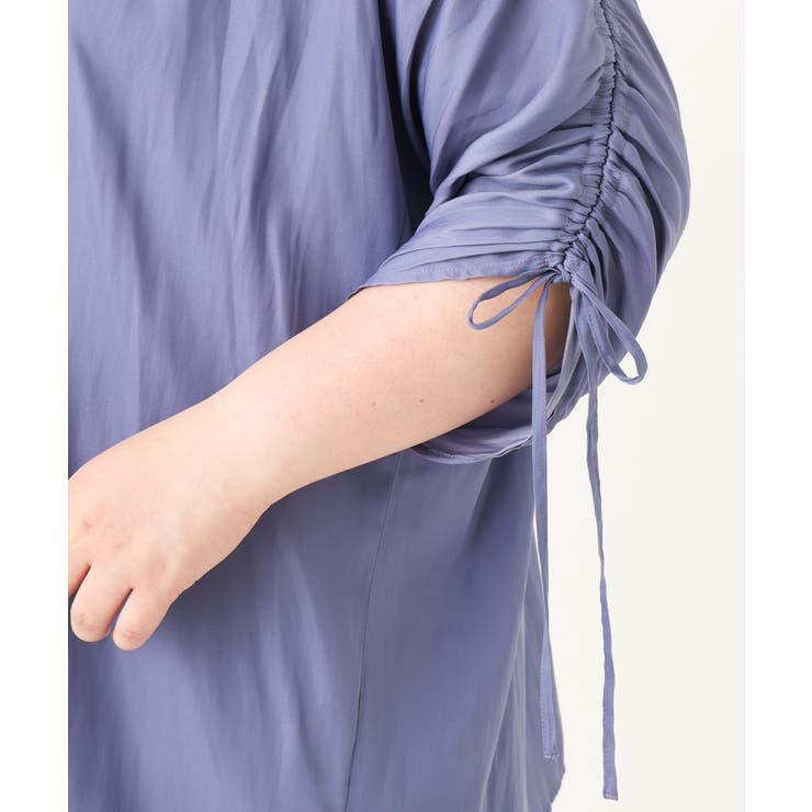 【大きいサイズ】ギャザーブラウス | eur3 | 詳細画像10 