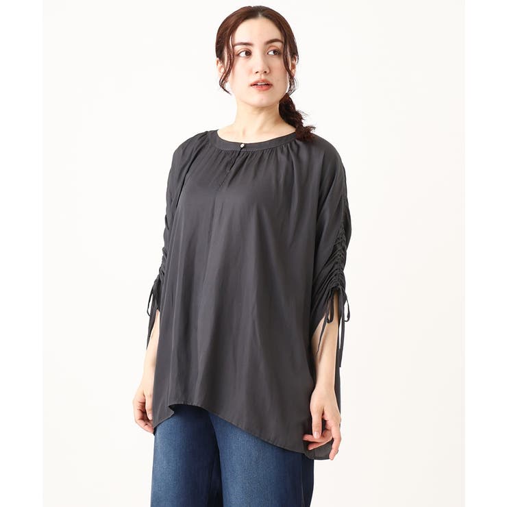 【大きいサイズ】ギャザーブラウス | eur3 | 詳細画像23 