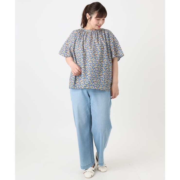 【大きいサイズ】フルーツプリントブラウス | eur3 | 詳細画像17 