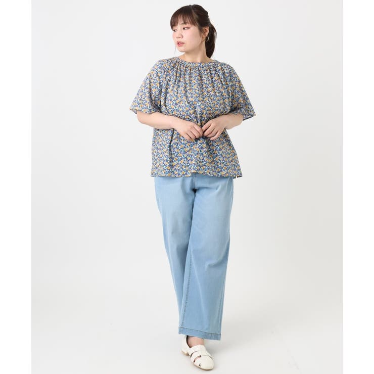 【大きいサイズ】フルーツプリントブラウス | eur3 | 詳細画像18 