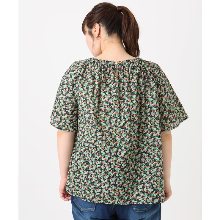 【大きいサイズ】フルーツプリントブラウス | eur3 | 詳細画像5 