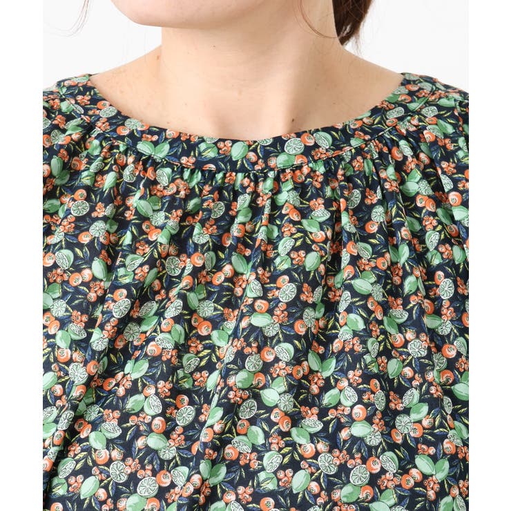 【大きいサイズ】フルーツプリントブラウス | eur3 | 詳細画像7 